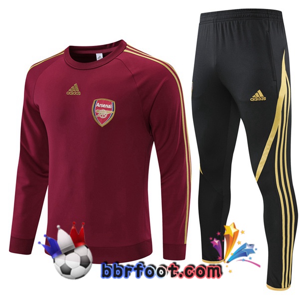 Survetement Foot Arsenal Rouge 21/22