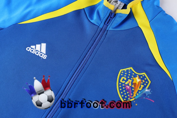 Veste Survetement Foot Boca Juniors Bleu 21/22