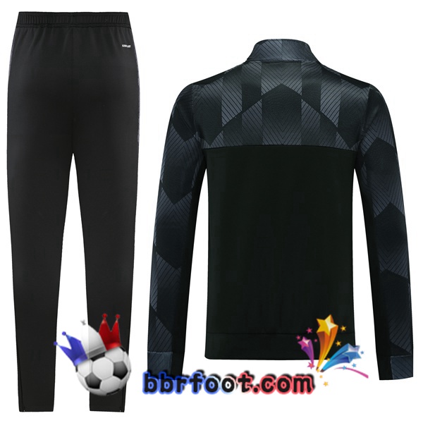 Veste Survetement Foot Manchester United Noir 21/22