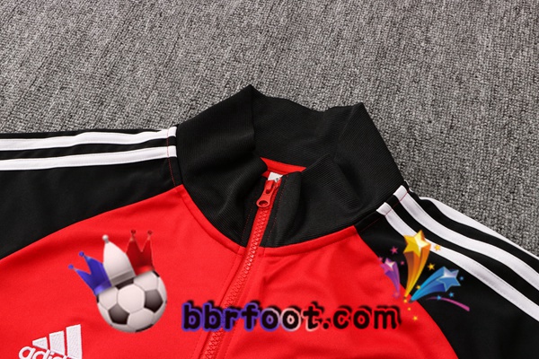 Veste Survetement Foot Manchester United Rouge 21/22
