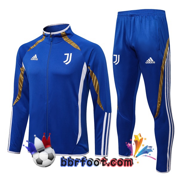 Veste Survetement Foot Juventus Bleu 21/22