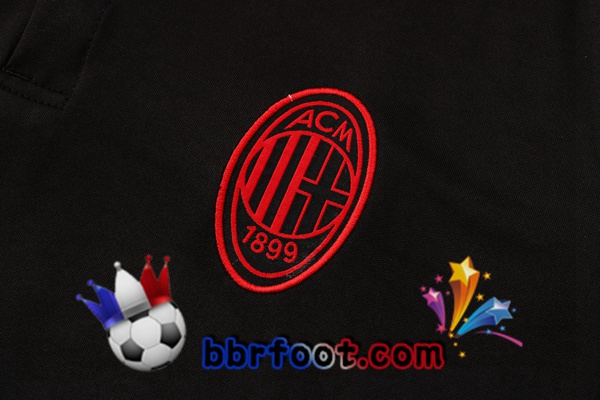 Polo Foot AC Milan + Pantalon Noir 21/22