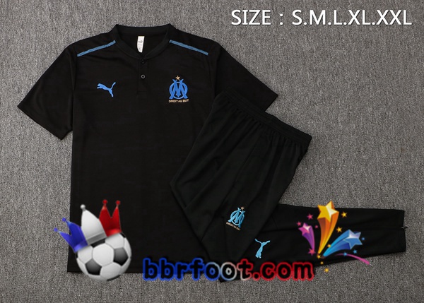 Polo Foot Marseille OM + Pantalon Noir 21/22