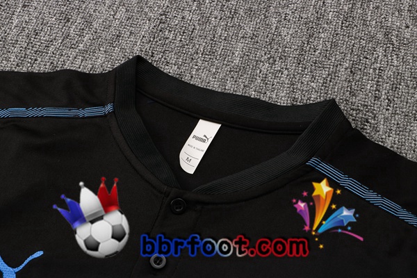 Polo Foot Marseille OM + Pantalon Noir 21/22