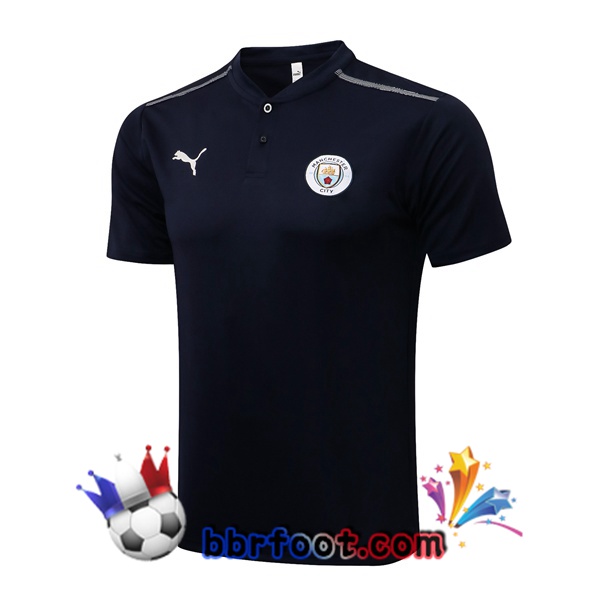 Polo Foot Manchester City Bleu Royal 21/22