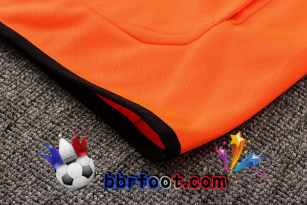 Veste A Capuche Survetement Foot FC Liverpool Orange 21/22