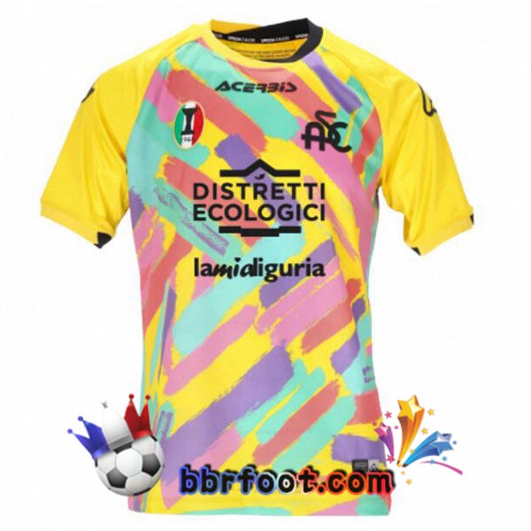 Maillot Foot Spezia Calcio Third Jaune 2022/2023