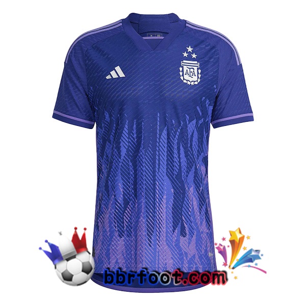 3 Étoiles Maillots Equipe De Argentine Exterieur Pourpre 2022/2023