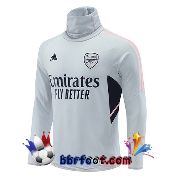 Sweatshirts Homme Arsenal Col haut Gris 2022/2023