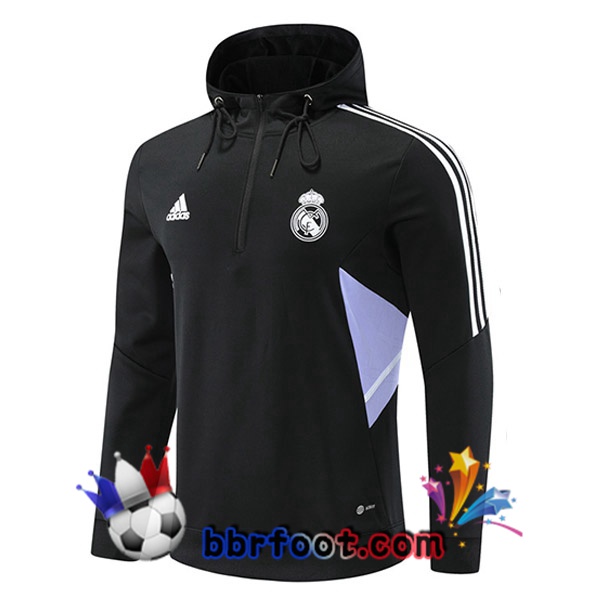 Sweatshirt à Capuche Real Madrid Noir 2022/2023