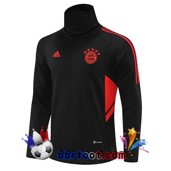 Sweatshirts Homme Bayern Munich Col haut Noir 2022/2023