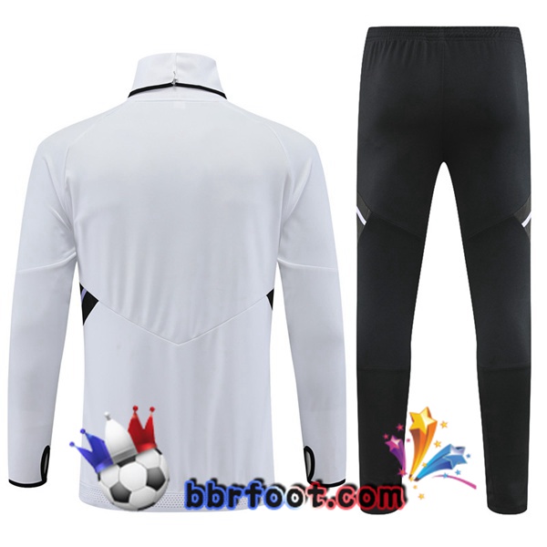 Survetement Foot Real Madrid Col haut Blanc 2022/2023