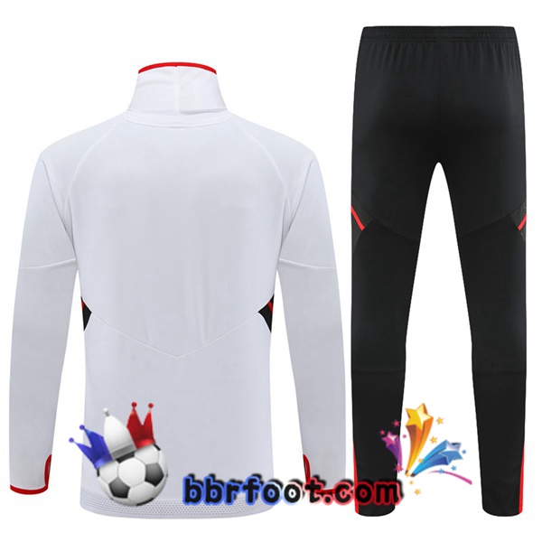 Survetement Foot Bayern Munich Col haut Blanc 2022/2023