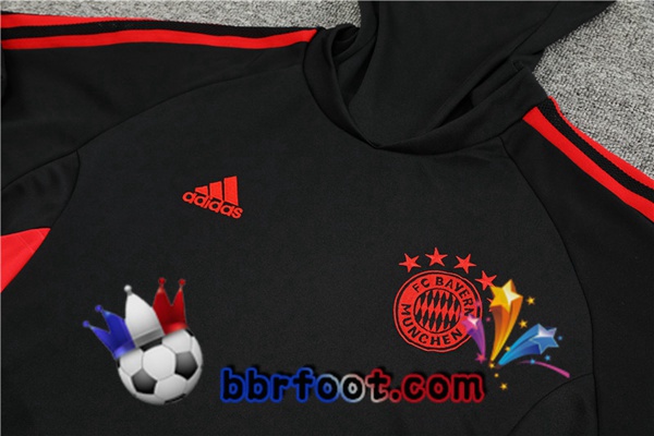 Survetement Foot Bayern Munich Col haut Noir 2022/2023