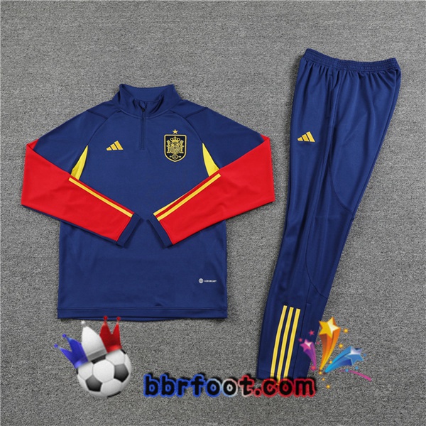 Survetement Foot Espagne Bleu Royal 2022/2023