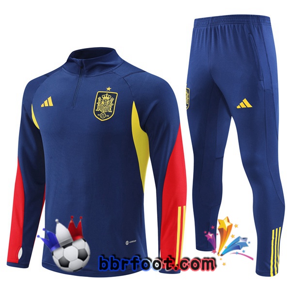 Survetement Foot Espagne Bleu Royal 2022/2023