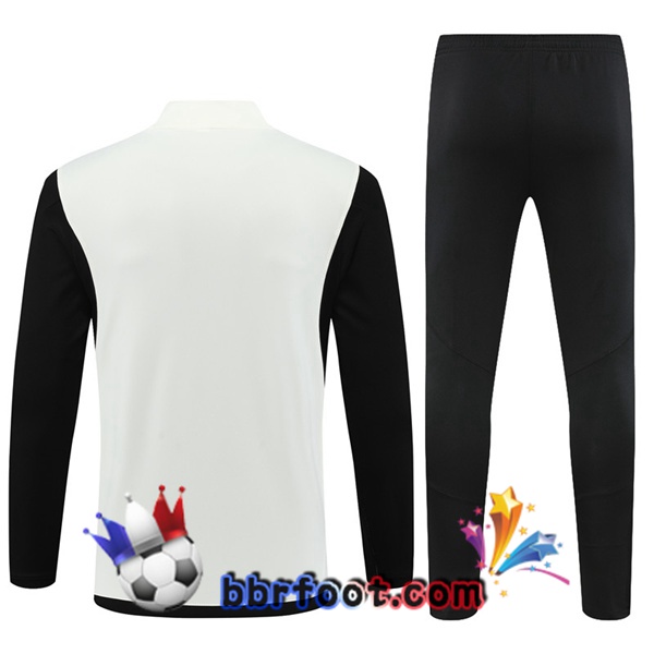 Survetement Foot Allemagne Blanc Noir 2022/2023