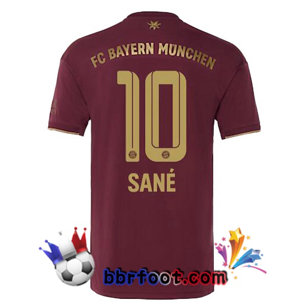 Maillot Foot Bayern Munich (Sané 10) Edition speciale Rouge 2022/2023