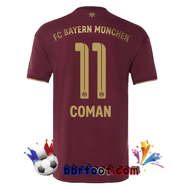 Maillot Foot Bayern Munich (Coman 11) Edition speciale Rouge 2022/2023