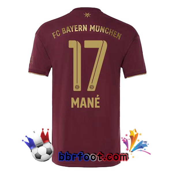Maillot Foot Bayern Munich (Mané 17) Edition speciale Rouge 2022/2023