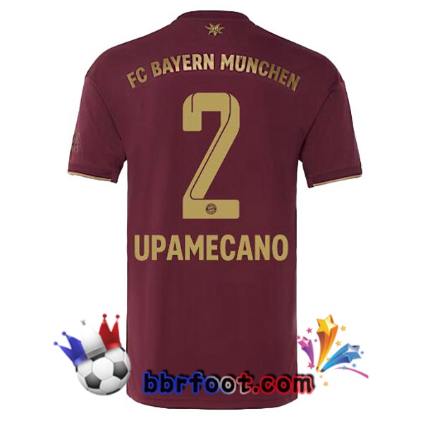 Maillot Foot Bayern Munich (Upamecano 2) Edition speciale Rouge 2022/2023