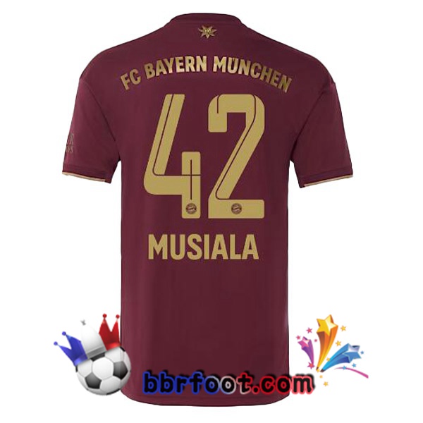 Maillot Foot Bayern Munich (Musiala 42) Edition speciale Rouge 2022/2023