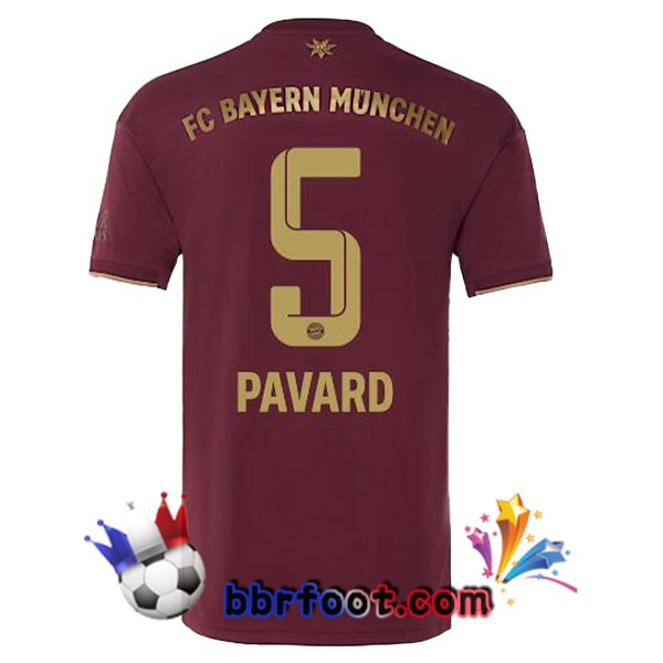 Maillot Foot Bayern Munich (Pavard 5) Edition speciale Rouge 2022/2023
