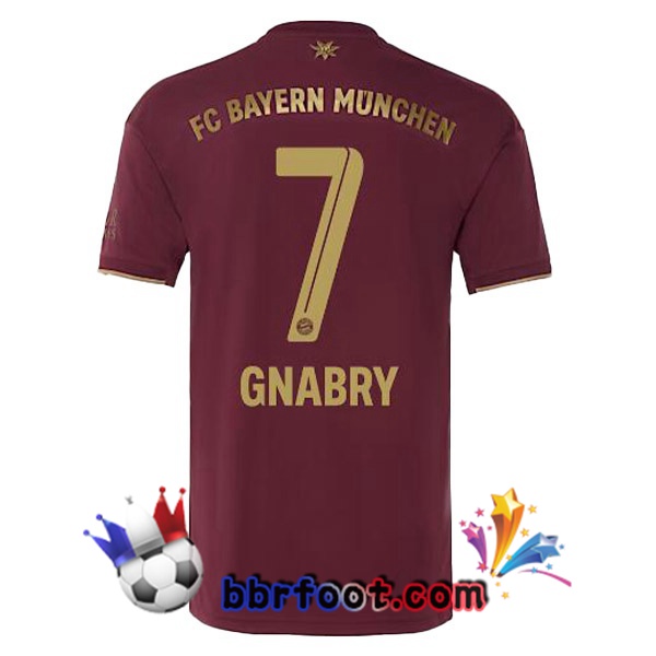 Maillot Foot Bayern Munich (Gnabry 7) Edition speciale Rouge 2022/2023