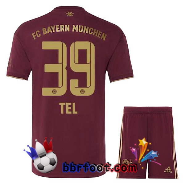 Maillot Foot Bayern Munich (Tel 39) Enfant Edition speciale Rouge 2022/2023