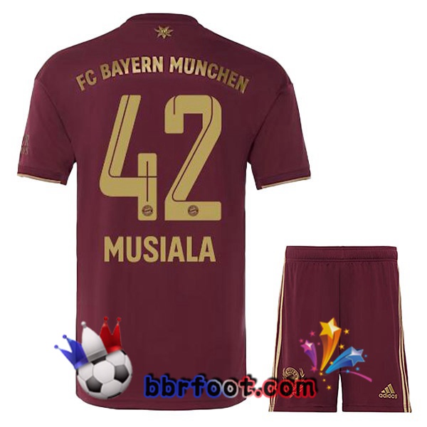 Maillot Foot Bayern Munich (Musiala 42) Enfant Edition speciale Rouge 2022/2023