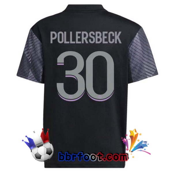 Maillot Foot Lyon OL (POLLERSBECK 30) Third Noir 2022/2023