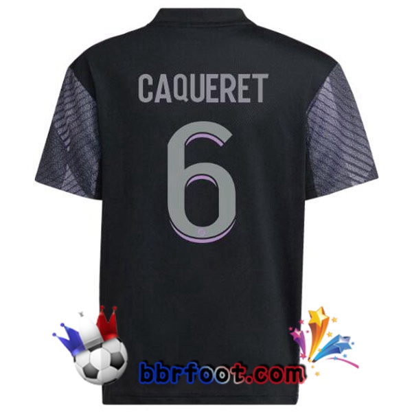 Maillot Foot Lyon OL (CAQUERET 6) Third Noir 2022/2023