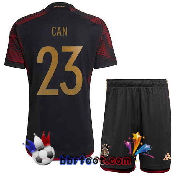 Maillots Equipe De Allemagne (CAN 23) Enfant Exterieur Noir 2022/2023