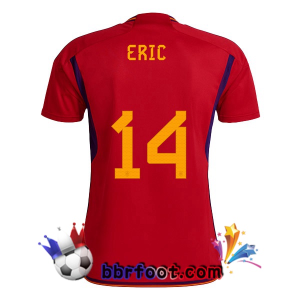 Maillots Equipe de Espagne (ERIC 14) Domicile Rouge 2022/2023