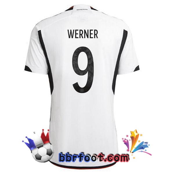 Maillots Equipe de Allemagne (VOLLAND 9) Domicile Noir Blanc 2022/2023 Maillots Equipe de Allemagne (VOLLAND 9) Domicile Noir Blanc 2022/2023