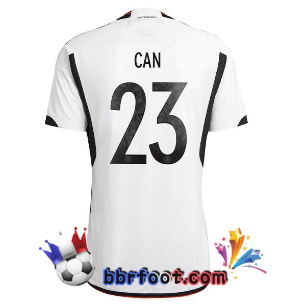 Maillots Equipe de Allemagne (CAN 23) Domicile Noir Blanc 2022/2023