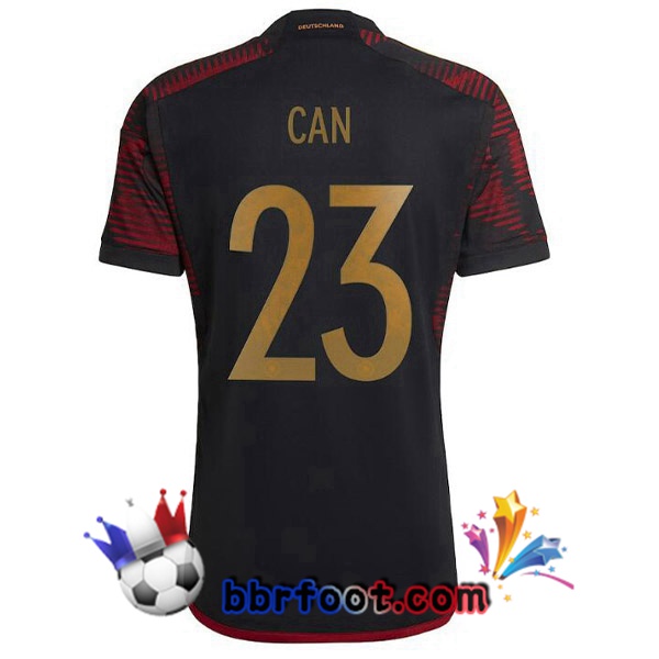 Maillots Equipe de Allemagne (CAN 23) Exterieur Noir 2022/2023