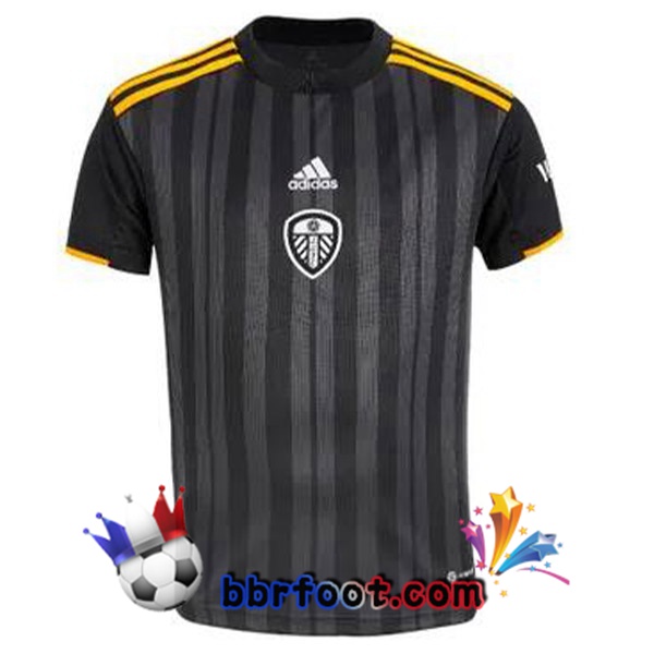 Maillot Foot Leeds United Third Noir 2022/2023