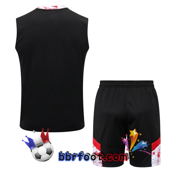 Gilet Foot AC Milan + Shorts Noir Blanc 2022/2023