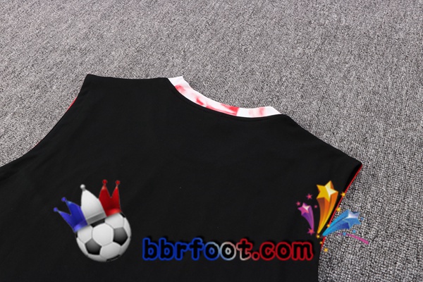Gilet Foot AC Milan + Shorts Noir Blanc 2022/2023