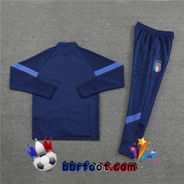 Veste Survetement Foot Italie Bleu Royal 2022/2023