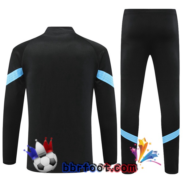 Veste Survetement Foot Marseille OM Noir 2022/2023