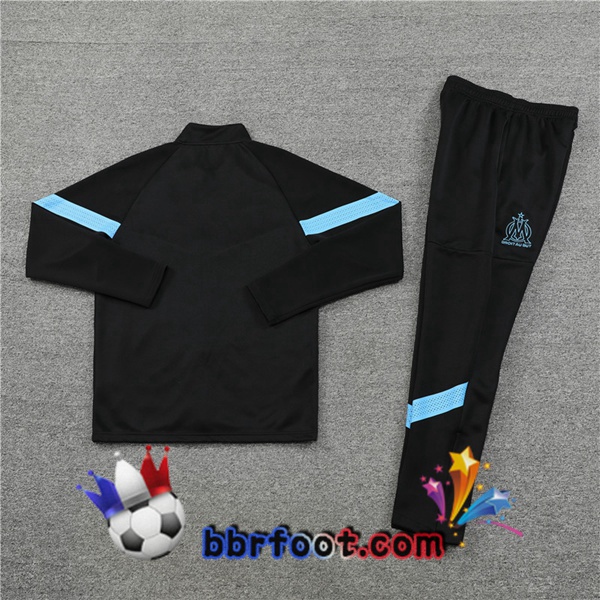 Veste Survetement Foot Marseille OM Noir 2022/2023