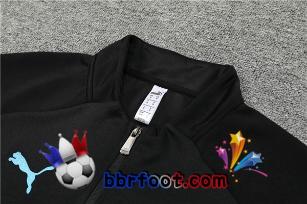 Veste Survetement Foot Marseille OM Noir 2022/2023
