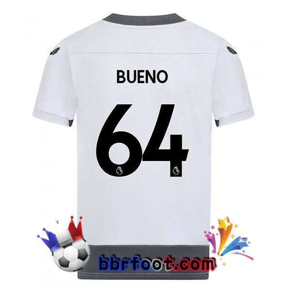 Maillot Foot Wolves (BUENO 64) Third Blanc Gris 2022/2023