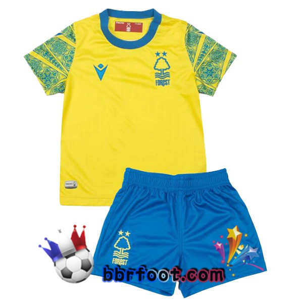 Maillot Foot Nottingham Forest Enfant Exterieur Jaune 2022/2023