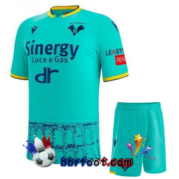 Maillot Foot Hellas Verone Enfant Third Vert 2022/2023