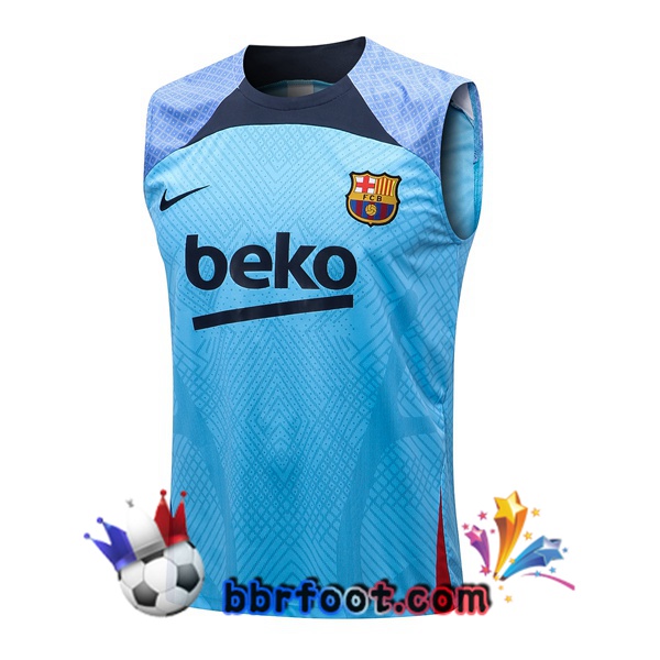 Gilet Foot FC Barcelone Bleu 2022/2023
