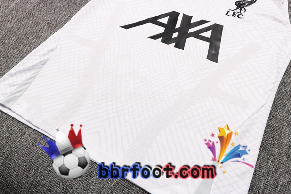 Gilet Foot FC Liverpool + Shorts Blanc 2022/2023