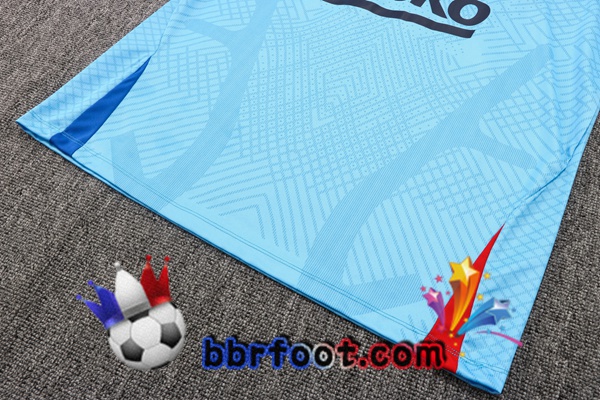 Gilet Foot FC Barcelone + Shorts Bleu 2022/2023